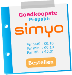 goedkoopste prepaid simkaart