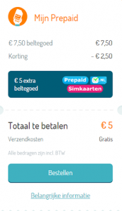Unieke prepaid aanbieding Simyo